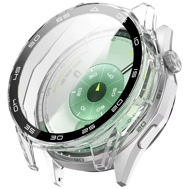 Glas Schutzhülle für Huawei Uhr GT6 46mm, transparent - Bild 2