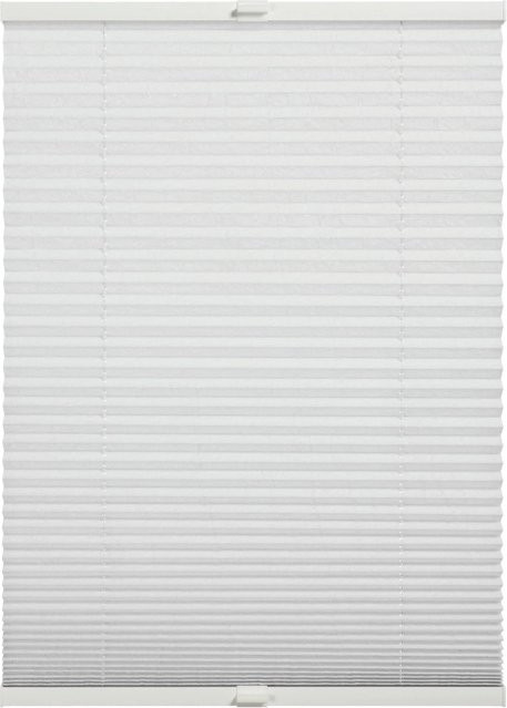 Schöner Wohnen Plissee Milla Weiß, semi-transparent, B: 80 cm, H: 130 cm - Bild 1