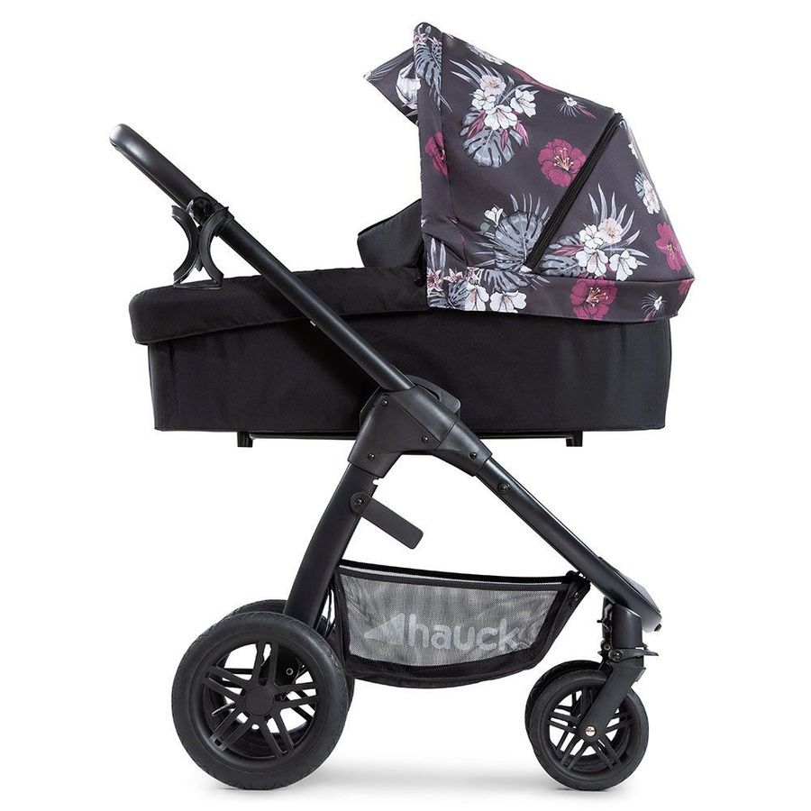 Hauck Babywanne für Saturn R und Mars Sportwagen in Wild Blooms Black - Bild 3