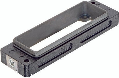 Harting Anbaugehäuse Funktionserde in Schwarz aus Aluminium - Bild 1