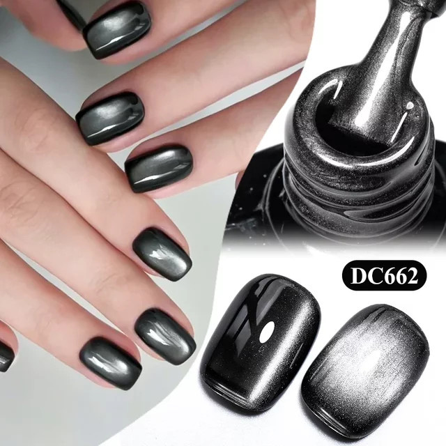MTSSII Magnetisches Nagelgel Dunkles Kaffeeglas, 7 ml, Schimmernd - Bild 1