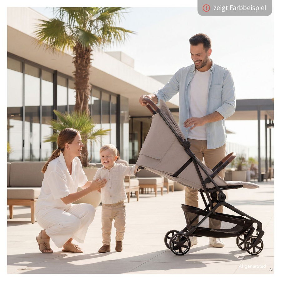Hauck Reisebuggy Lite N Care Sportwagen in Grün mit Federung und faltbarer Konstruktion - Bild 10