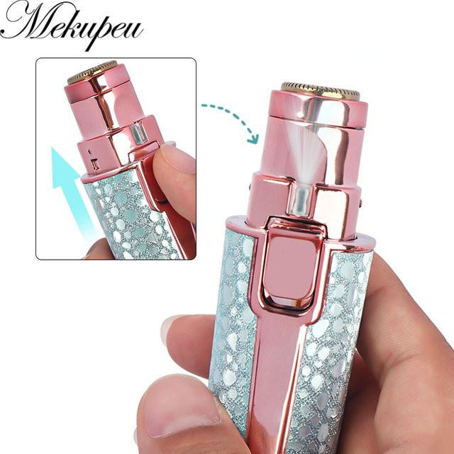 mekupeu 2-in-1 Gesichtshaarentferner und Augenbrauenrasierer, Unisex - Bild 1