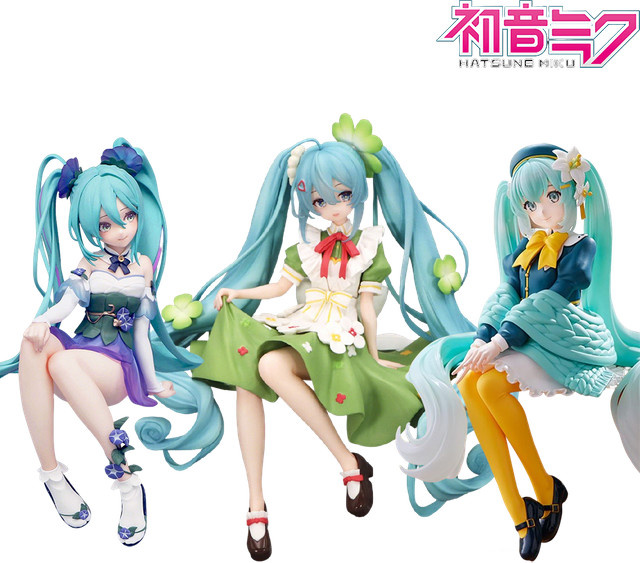 Bandai Hatsune Miku Blumenfee Figur, 14cm, Kunststoff - Bild 1