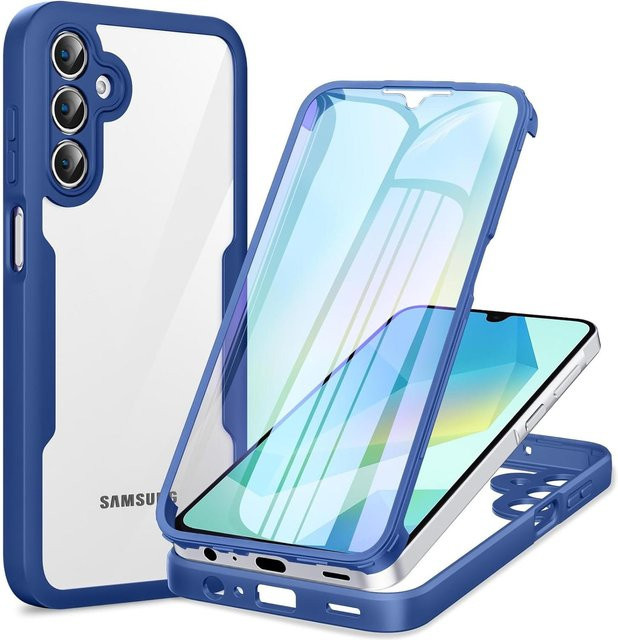 Ganzkörper-Schutzhülle für Samsung Galaxy A57 A37 A17 5G A56 A36 A26 A16 5G A55 A35 A25 A15 in Blau - Bild 1