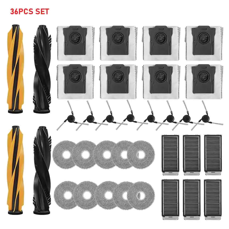 Dreame Bürsten-Mopp-Tasche für X50 Ultra, X50 Pro, S40 Enhanced, X50 Master, L40S Pro Ultra, L50 Pro Ultra und MOVA V50 Ultra in Schwarz/Mehrfarbig - Bild 2