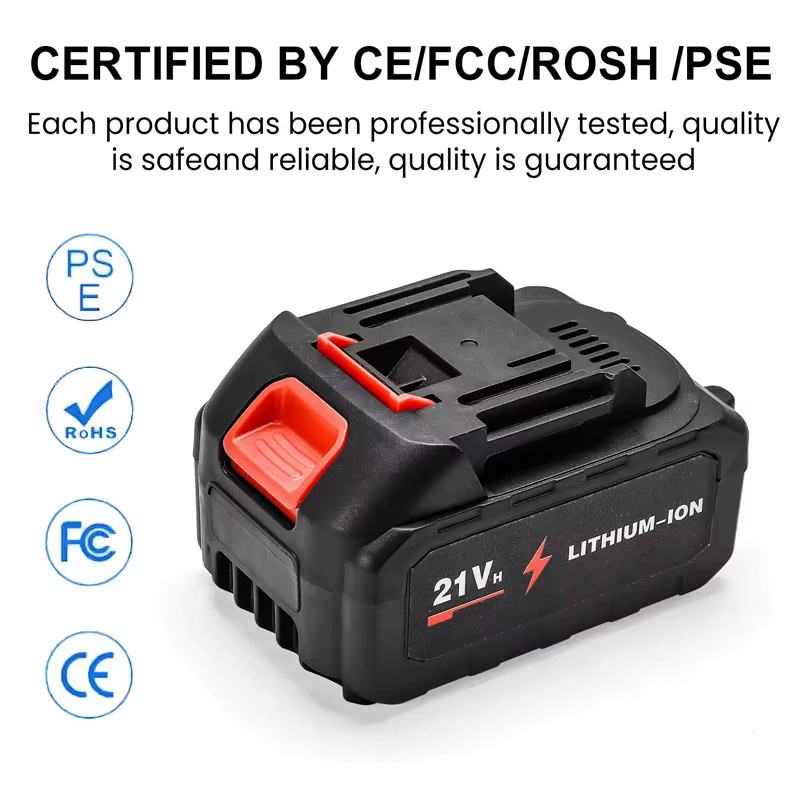 Seeiswork Ersatzakku für Makita, 13000mAh Lithium-Ionen Akku, kompatibel mit Makita BL1860B und BL1860 sowie BL1850, Farbe: Schwarz - Bild 4