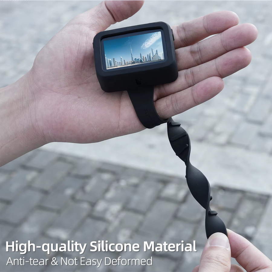 DJI Osmo Nano Mount Armband aus schwarzem Silikon, verstellbares Erweiterungsband für DJI Nano-Zubehör - Bild 4