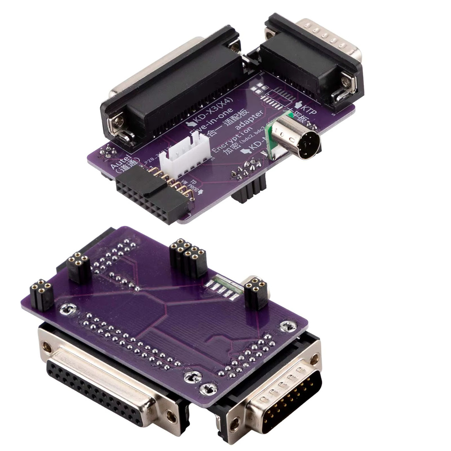 Dscancar OEM BDC3 8-in-1 Adapter-Kit für VAG 5C 5D und BMW zur verschlüsselten Schlüsselprogrammierung und Anpassung, kompatibel mit Autel, KD-X4, KD-MAX und VVDI Key Tool Plus oder VVDI2 - Bild 4