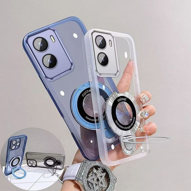Stoßfeste magnetische Standhülle für Motorola Moto G-Serie in Transparent - Bild 1
