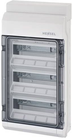 Hensel KV 90-Automatengehäuse Kleinverteiler Aufputz 36 TE Transparent - Bild 1