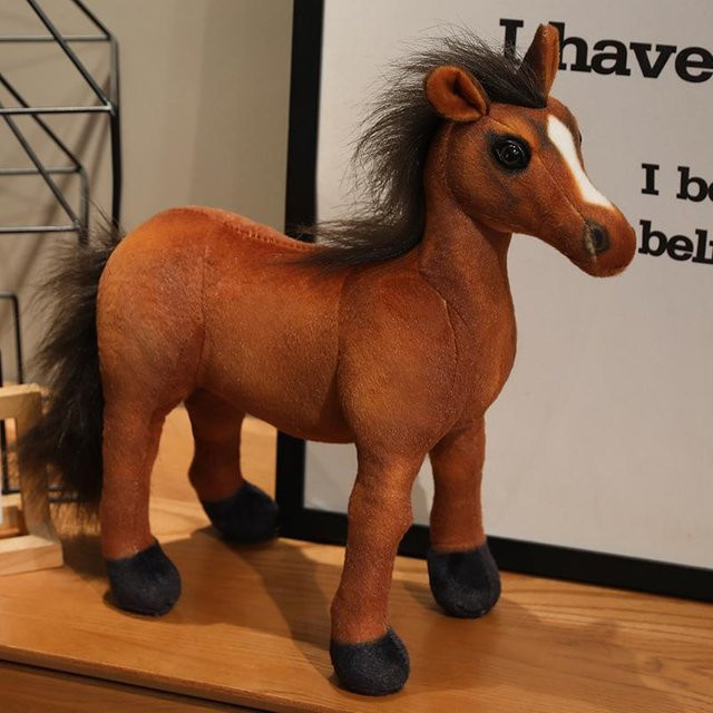 Zebra-Pferd Plüschpuppe, Stofftier, ab 14 Jahren - Bild 1
