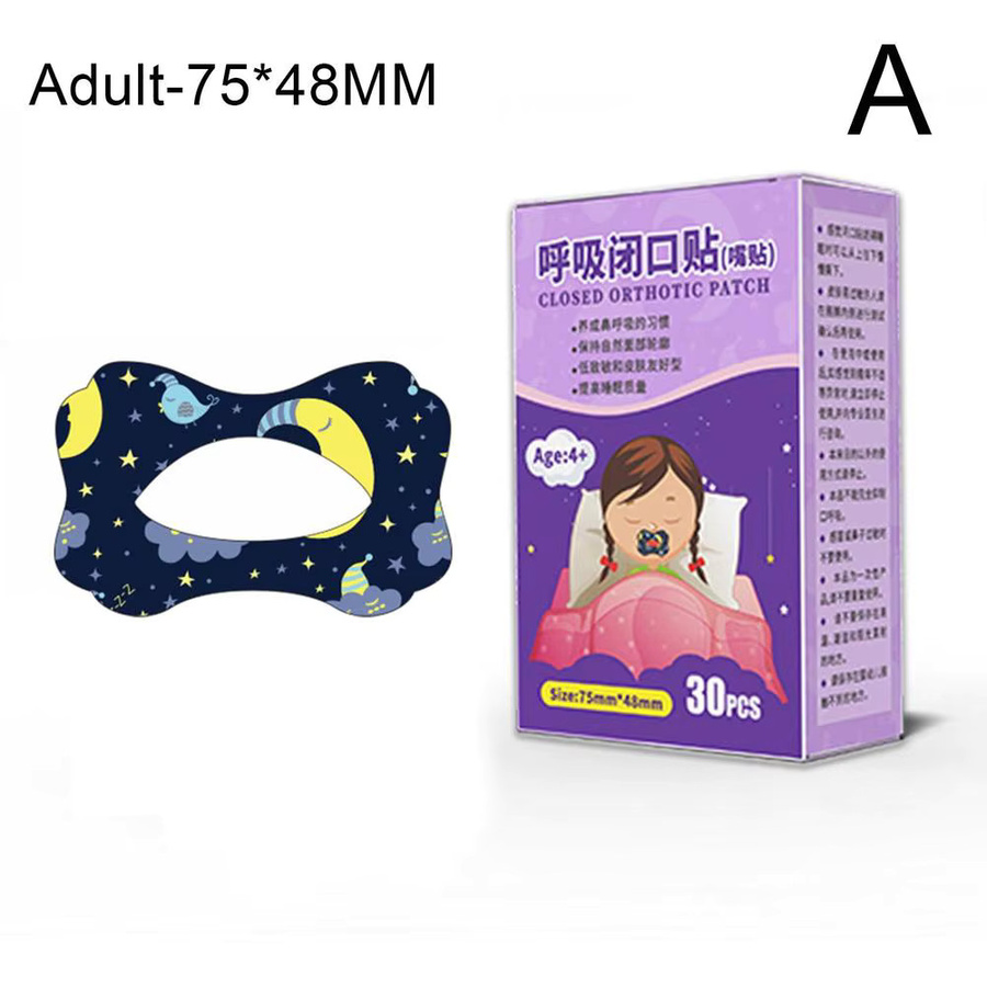 Anti Schnarchen Mund Verschluss Band, 30 Stück, Unisex - Bild 5