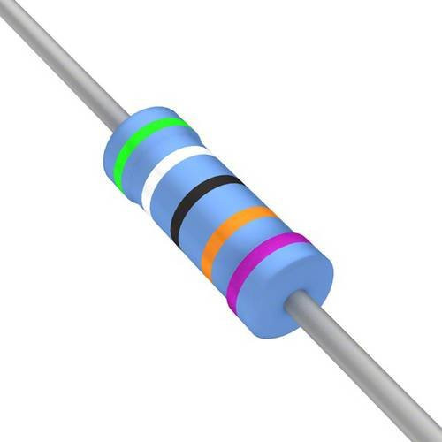 TE Connectivity Präzisions-Widerstand 1879027-8 590kOhm 0.25W 0.1% Multicolor - Bild 1