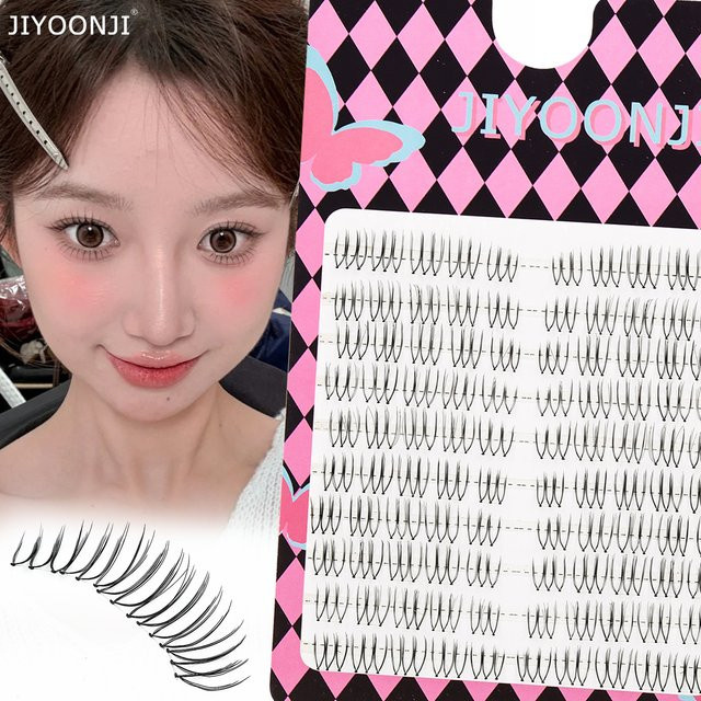 JIYOONJI Kunstwimpern, 100 Stück, Black, Damen - Bild 1