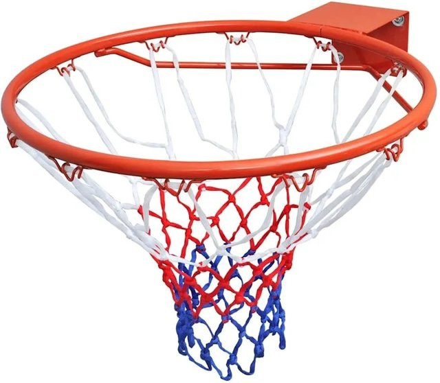 vidaXL Basketballkorb mit Netz Orange 45 cm - Bild 1