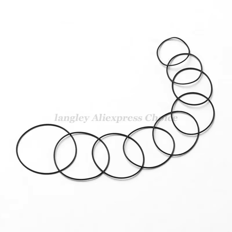 langley Uhrenzubehör, O-Ring Dichtung, Gummi, Schwarz, Unisex - Bild 3