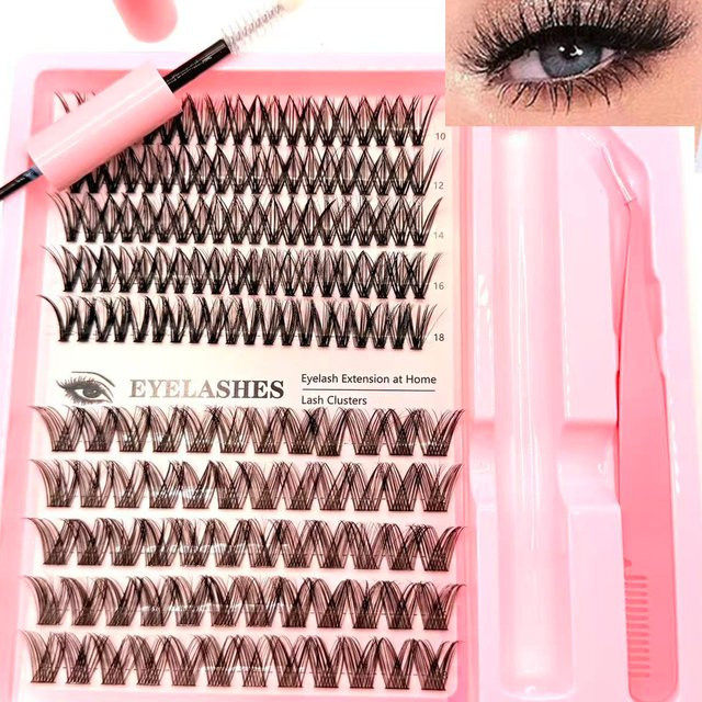 lonzunin Wimpernverlängerungs-Set, Black, Unisex, Natürlich - Bild 1