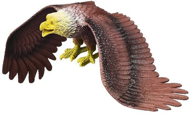 Tongjji-Daily necessities Adler-Simulationsmodell, afrikanischer Adler, Bergskulptur, braun, Kunststoff - Bild 1