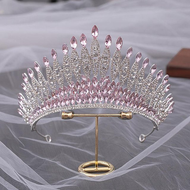 DIEZI Tiara Krone, Mehrfarbige Kristall, Damen - Bild 1