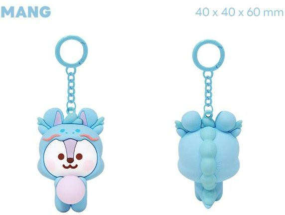 BT21 Schlüsselanhänger Minini-Drachenfigur, white, Unisex - Bild 1