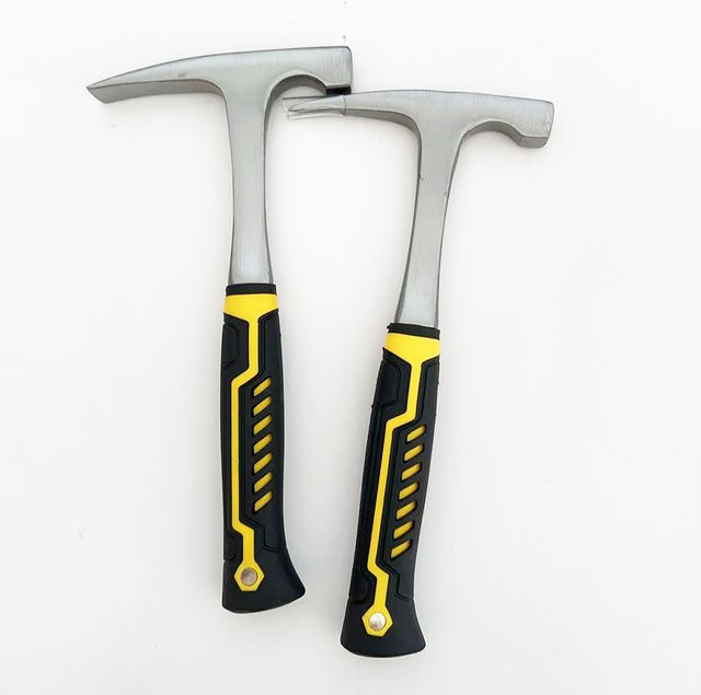 WOZOBUY Krallenhammer aus Kohlenstoffstahl in Silber, multifunktionaler geologischer Hammer und Hardware-Werkzeug - Bild 1