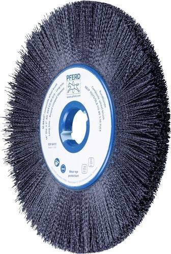 PFERD TOOLS COMPOSITE FLEX Rundbürste RBUP für Winkelschleifer, Farbe: Grau, Durchmesser: 350 mm, Korn 80, Keramik-Filament-Ø 1,10 mm - Bild 1
