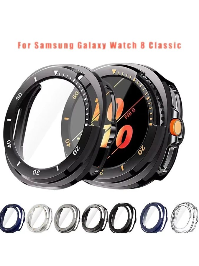 OAKCHARM Uhrenzubehör Samsung Galaxy Watch 8Classic, Silikon, Schwarz - Bild 5