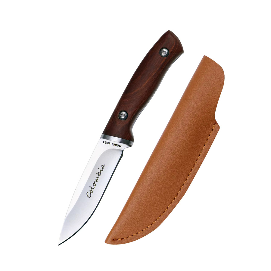 ALLWIN HOUSEWARE W Fleischmesser aus Edelstahl mit Holzgriff und Scheide in Braun - Bild 7
