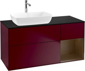 V&B Waschtischunterschrank Finion mit Wandbeleuchtung, Breite: 120 cm, Tiefe: 50,1 cm, Höhe: 50,1 cm - Bild 1