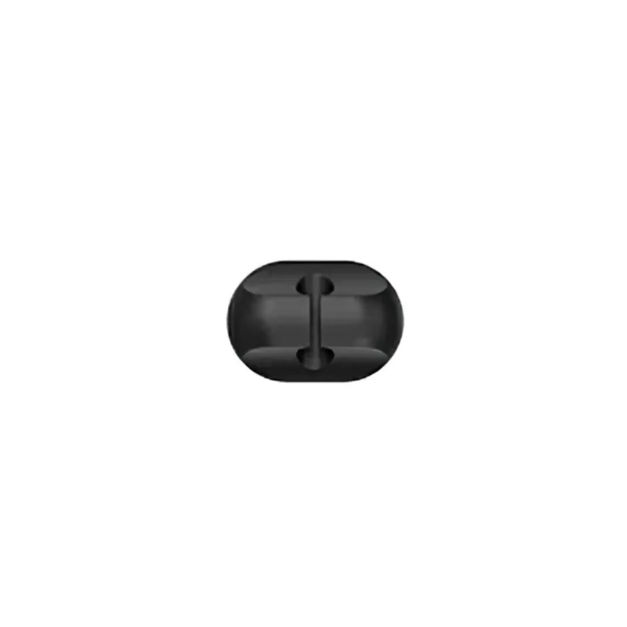 VIKEFON Silikon Kabel-Organizer in Schwarz als selbstklebende Kabelwickler und Management-Clips für USB-Kabel, Maus, Tastatur, Headset und iPhone - Bild 6