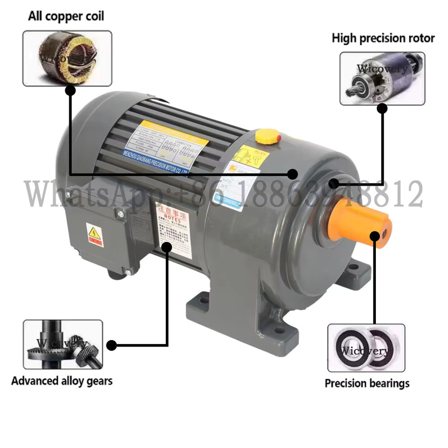 Rewindagic Direktswellengenerator Permanentmagnet AC-Lichtmaschine für Wind- und Wasserturbinen, Grau - Bild 5