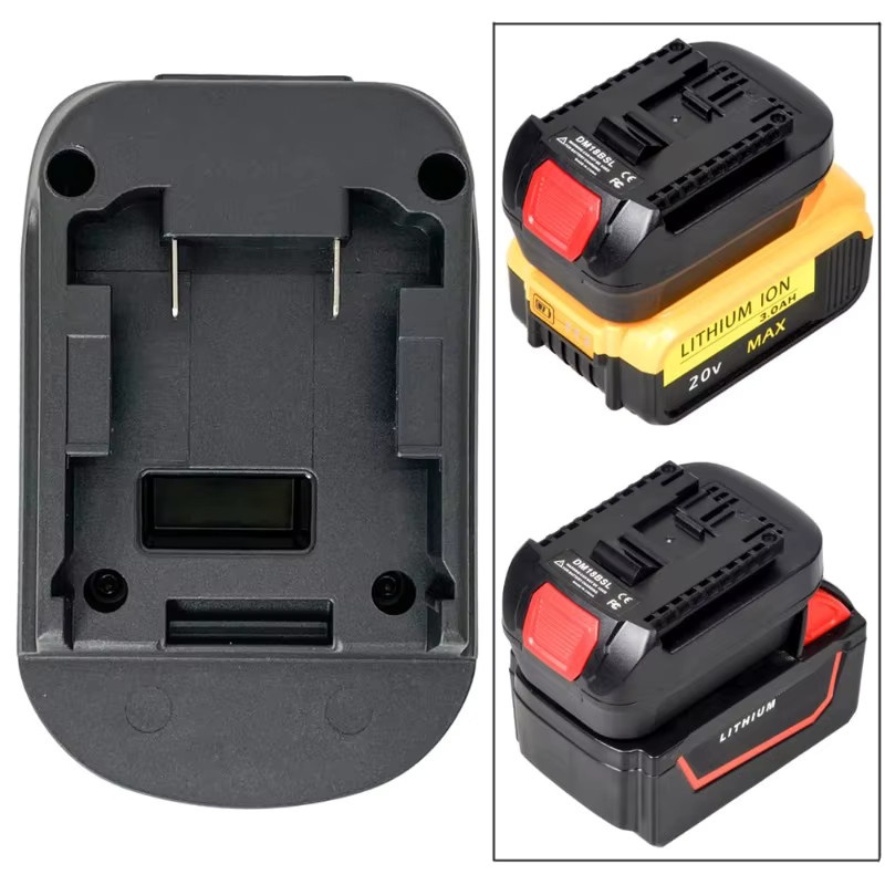 ALASICKA Akku-Adapter DM18BSL Schwarz: Wandelt Dewalt 20 V und Milwaukee 18 V Li-Ionen-Akkus in Bosch 18 V Li-Ionen-Werkzeuge um - Bild 4
