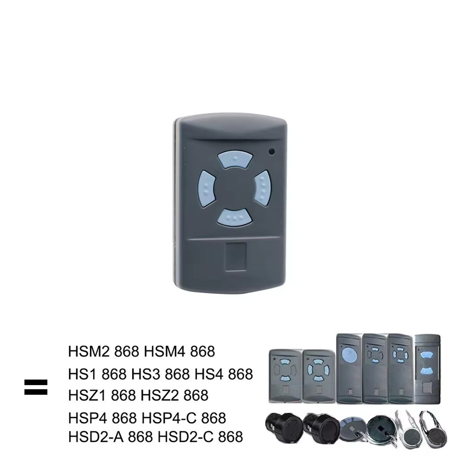 Scimagic-RC Blue Button 868 HS4 Fernbedienung für Garagentore in Grau, 868,35MHz Handsender für HSM2 HSM4 HSE4 HSE2 HS1 HS2 - Bild 2