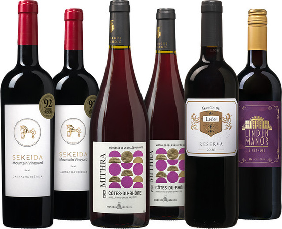 dieweinboerse.de Rotwein kräftig & würzig 6 x 0,75 l