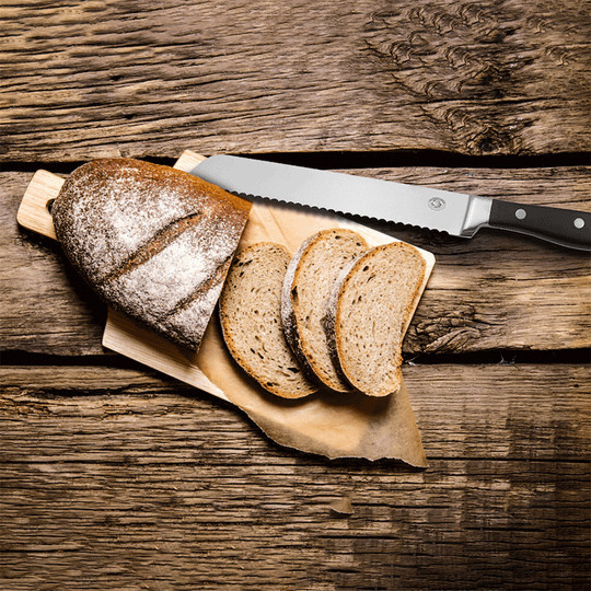 Agnelli Brotmesser aus Edelstahl mit Kunststoffgriff - Bild 1