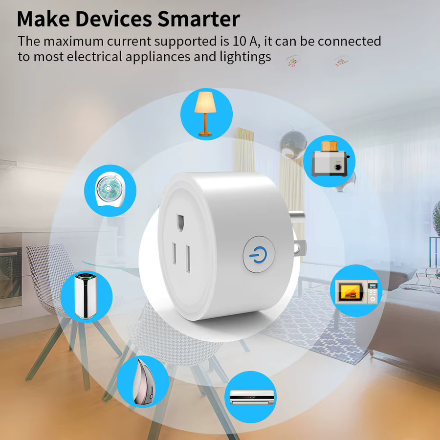 Cozylife Smart-Steckdose in US-Qualität mit WiFi-Fernbedienung und Alexa-Sprachsteuerung, Weiß - Bild 3