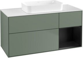 V&B Waschtischunterschrank Finion in Lackoptik, Breite: 120 cm, Tiefe: 60 cm - Bild 1