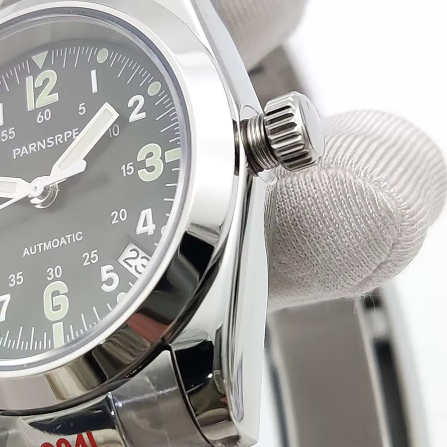 PARNSRPE Armbanduhr Automatik, Edelstahl, Saphirglas, 39 mm, Herren - Bild 2