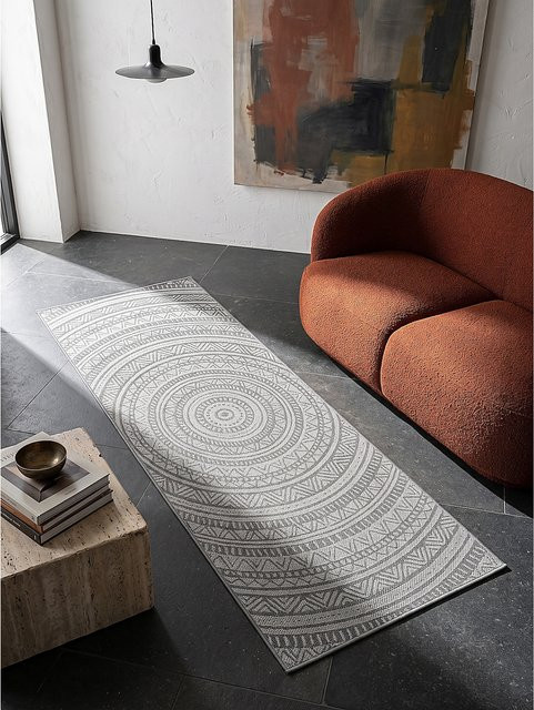 Läufer Flachgewebe Kadima Design von BORNO in Anthrazit, B/T: 80 x 150 cm - Bild 1
