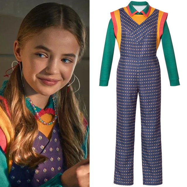 HHYRCOS Stranger Things Holly Wheeler Cosplay Kostüm, Kinder Set, Erwachsene Kleidung - Bild 1