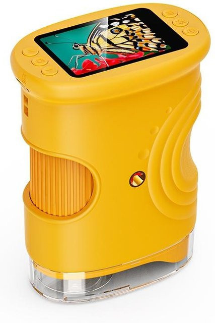 Oudun Digitalmikroskop, Handmikroskop, Natur, Kunststoff, Gelb - Bild 1