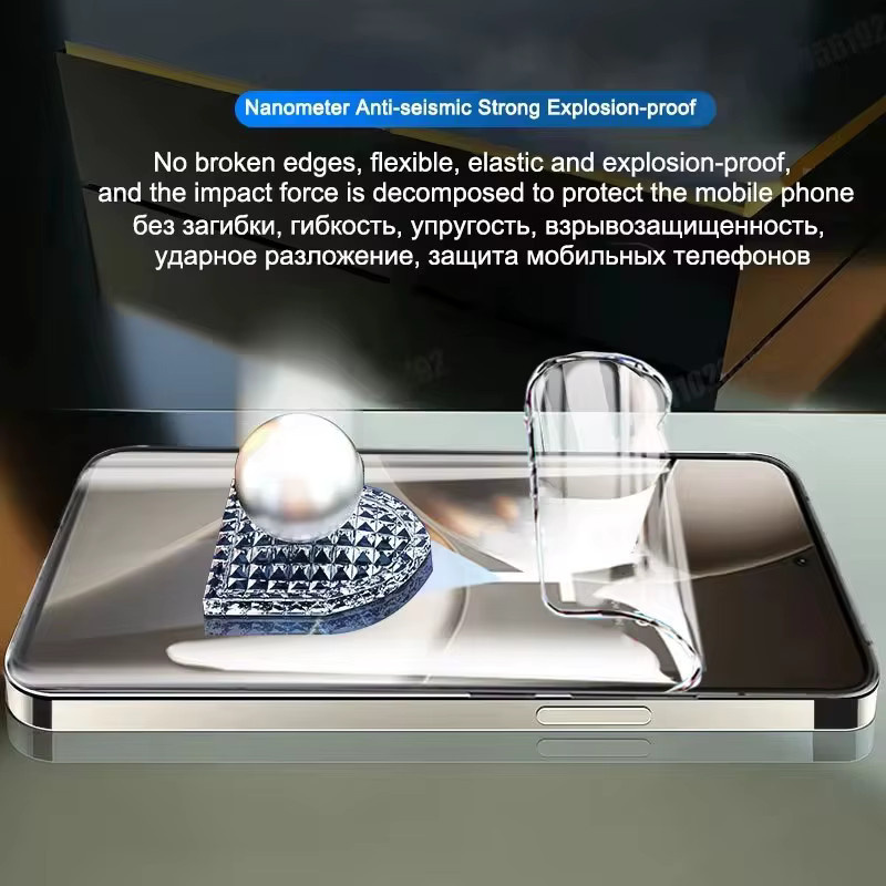 3er-Pack Hydrogel Display Schutzfolie für Xiaomi POCO F6 X6 F5 X5 Pro X4 F4 F3 GT X3 NFC M6 M5 m5S C65 C61 in Transparent - Bild 3