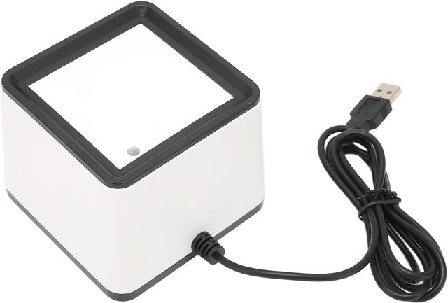 Honor Electronics Tragbarer Multifunktions-Barcode-Scanner für mobile Zahlungen, Weiß - Bild 1