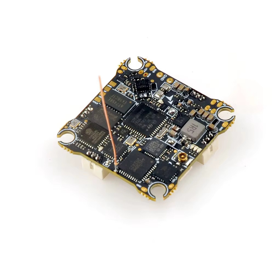 HappyModel X14 ELRS 5-IN-1 AIO Flight Controller für RC Drone, Schwarz - Bild 2