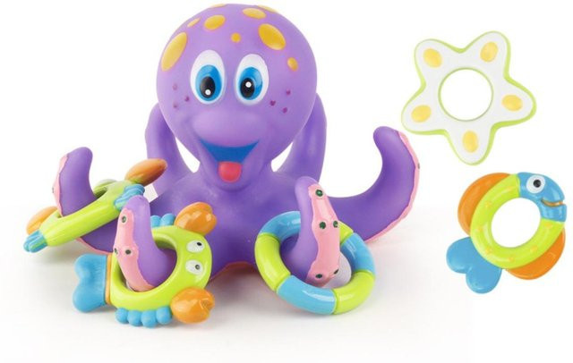 Fashnics Schwimmender violetter Oktopus, Badespielzeug, lila, ab 3 Jahre - Bild 1