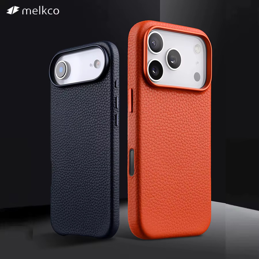 Apple Echtleder-Hülle mit MagSafe für iPhone 17 Pro Max und iPhone 17 Pro Max Air in Orange - Bild 2