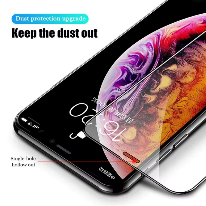 3er-Pack Displayschutzfolie aus gehärtetem Glas für Apple iPhone 11 bis iPhone 16 Pro Max, transparent - Bild 3