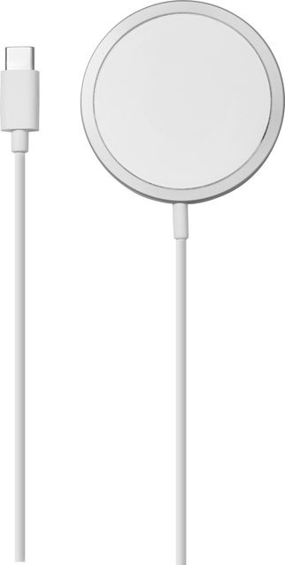 Vivanco Kabelloses Magnetisches Ladekabel 15W MagSafe Kompatibel in Weiss - Bild 1