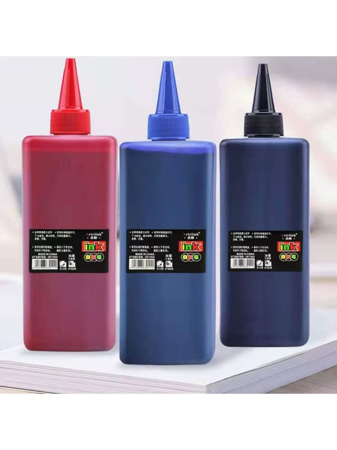 Whiteboard-Marker Set mit 500 ml Nachfülltinte auf Wasserbasis in Schwarz, Rot und Blau, löschbar und umweltfreundlich - Bild 5